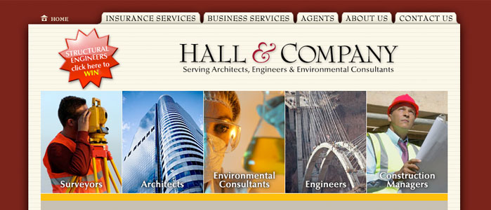 Hall & Company website