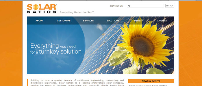 Solar Nation website